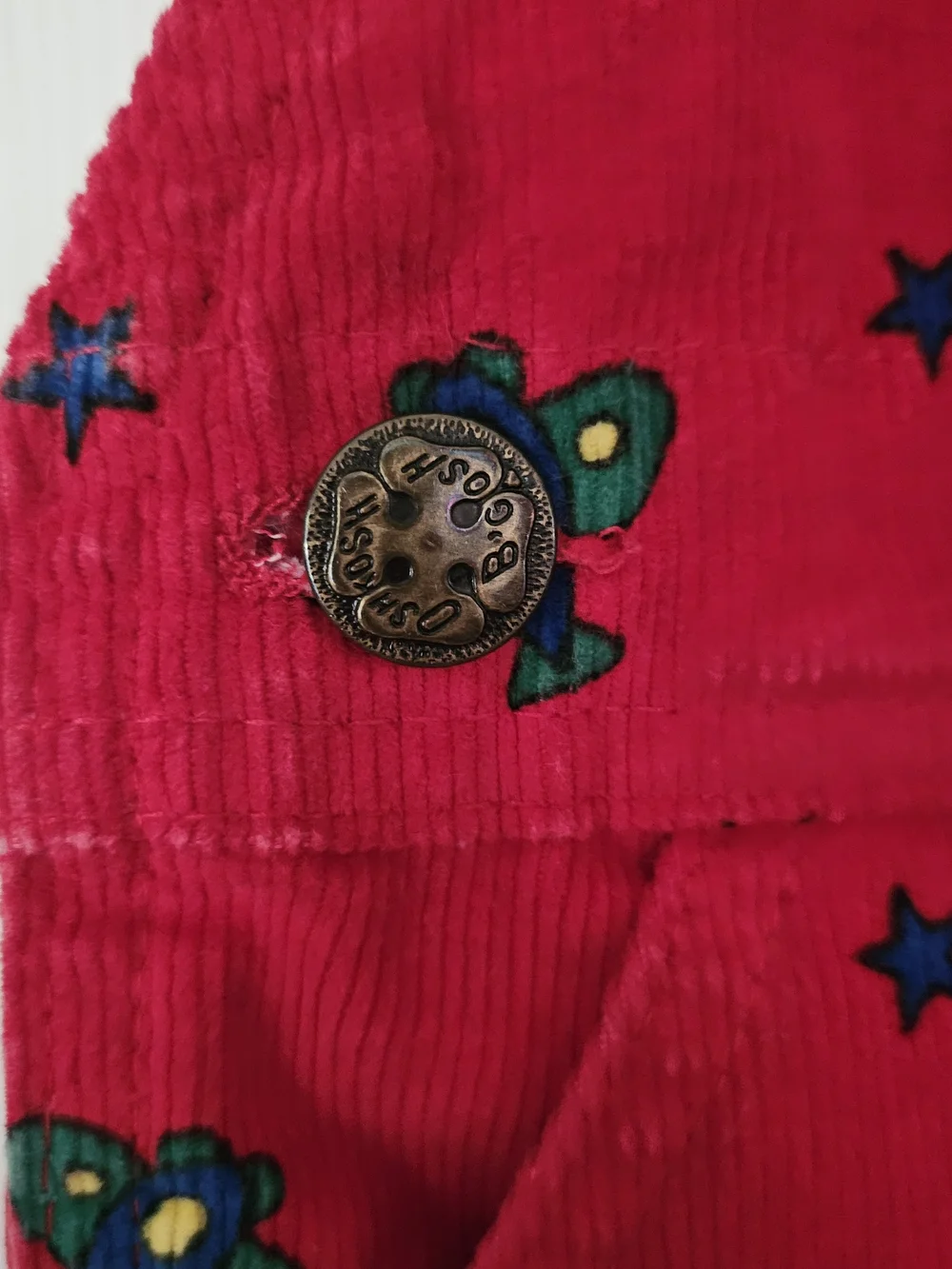 Vintage OshKosh B'gosh Red Kids Overalls
